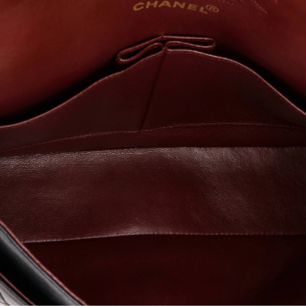 Vintage Chanel Classic Double Flap Lambskin Bag - Picture 15 of 16